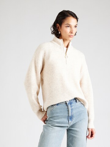 Pull-over 'ONLTokyo' ONLY en beige : devant