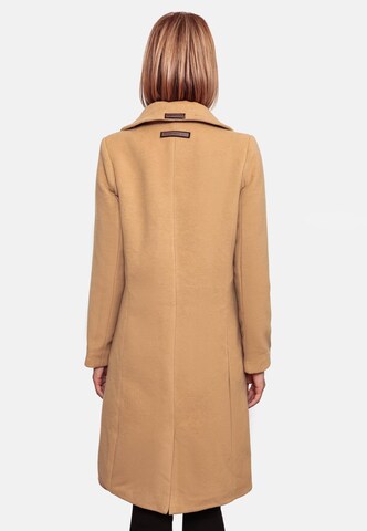 NAVAHOO Between-seasons coat 'Wooly' in Beige