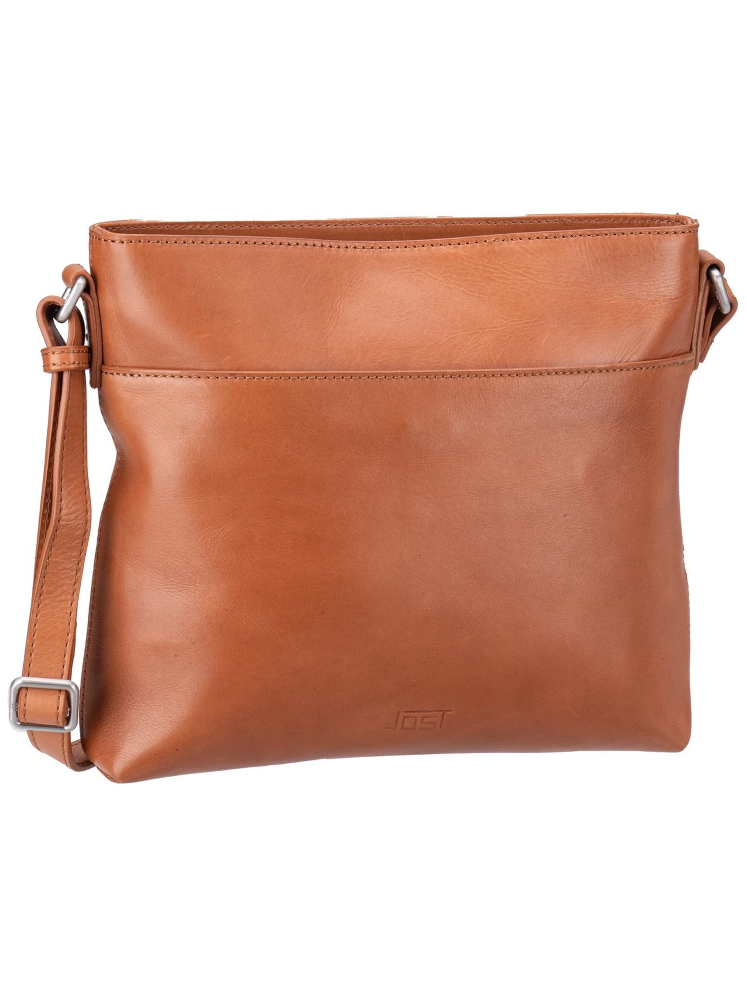 JOST Document Bag ' Rana ' in Brown: front