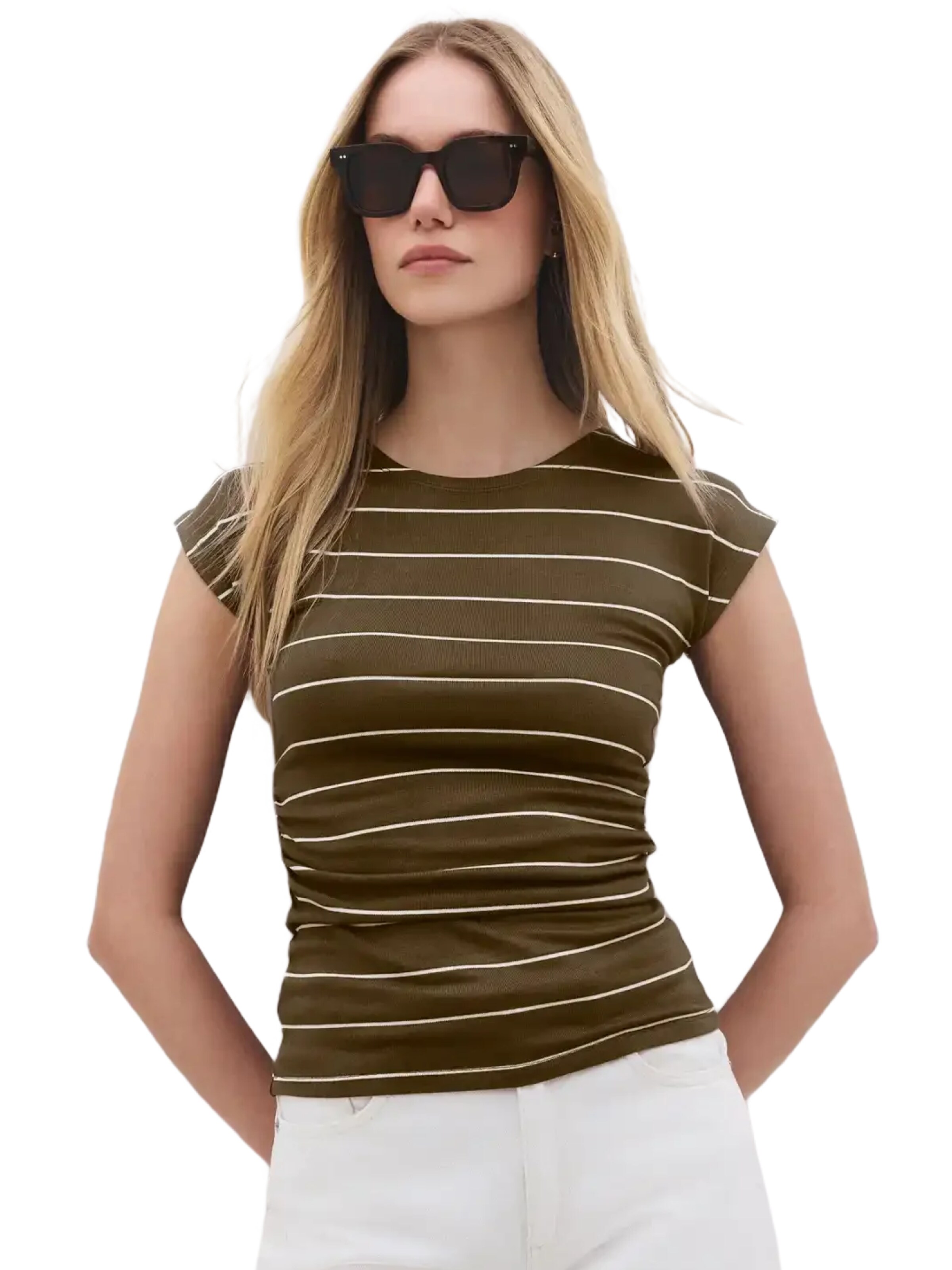 T-shirt No Matter What en vert : devant