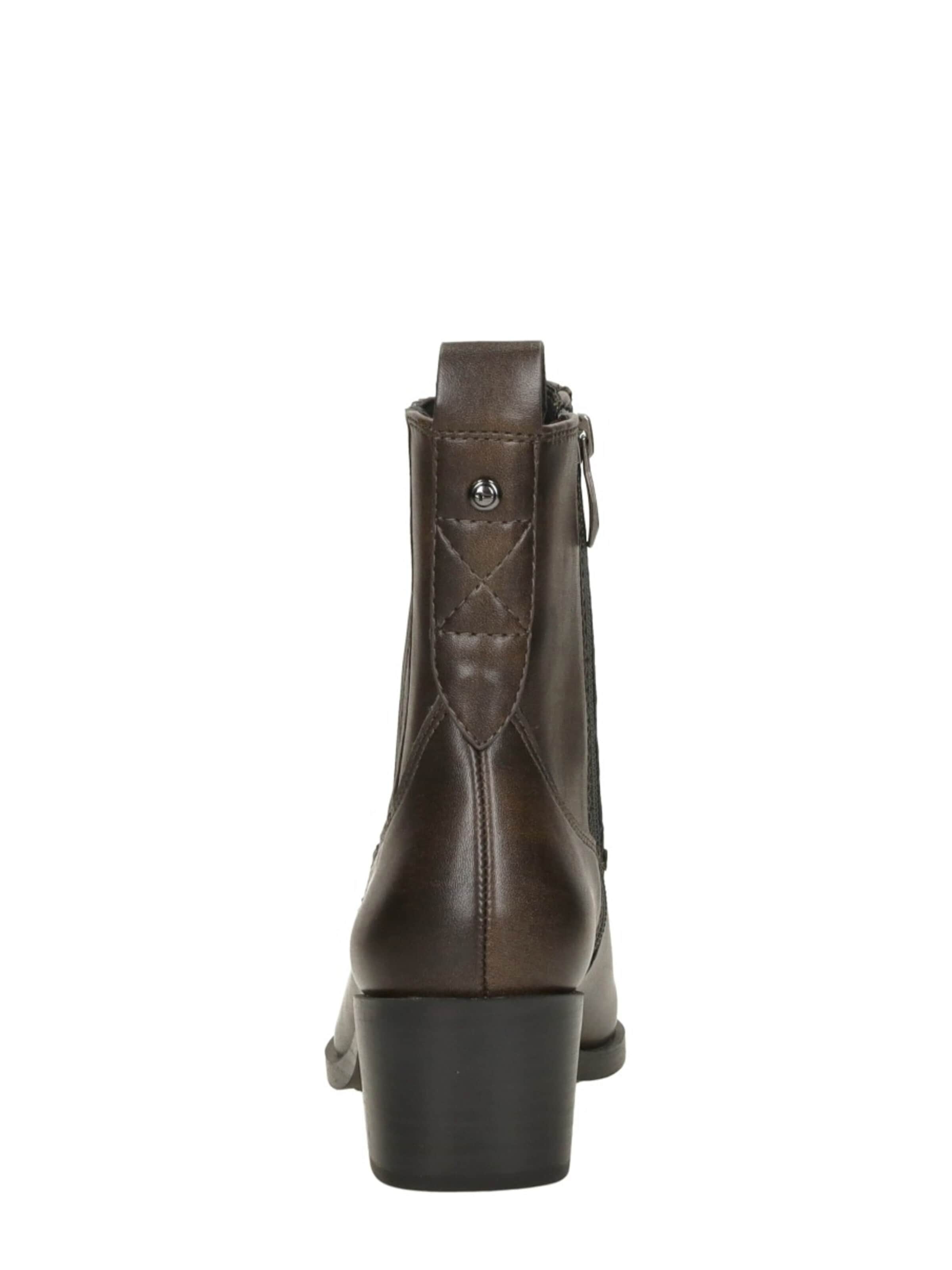 Boots 'Enkellaarsjes Hak' Tamaris en marron