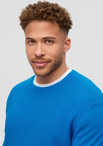 s.Oliver Men Tall Sizes Pullover in Blau