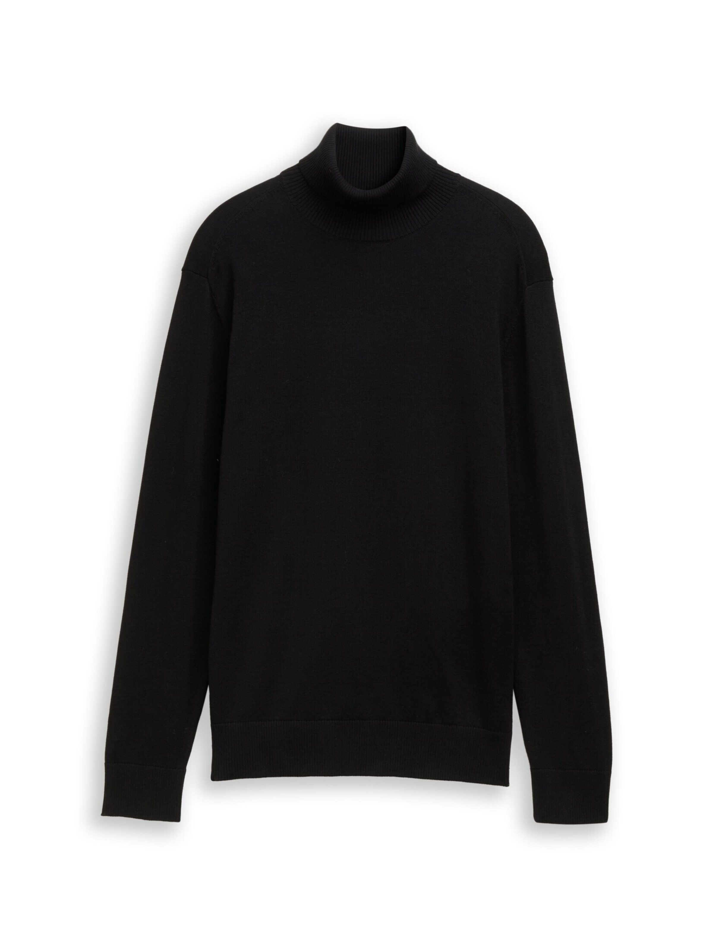 TOM TAILOR DENIM Pullover in Schwarz: Vorderseite