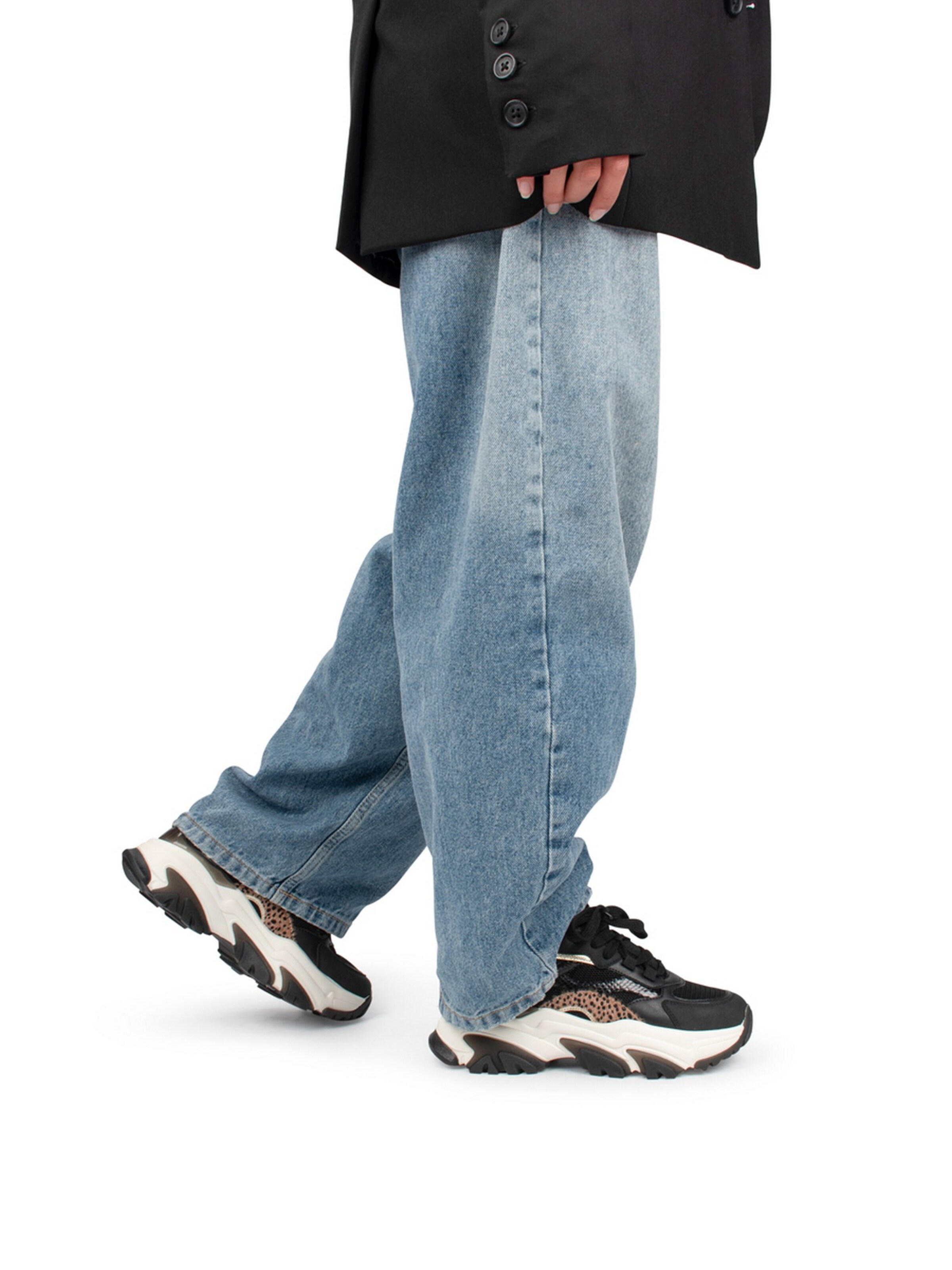 POSH by Poelman Platform trainers 'Polly' in Black