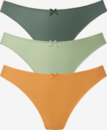 PETITE FLEUR - Tanga em verde: frente