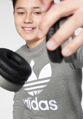 ADIDAS ORIGINALS Klasický střih Mikina 'Trefoil Crew' – šedá
