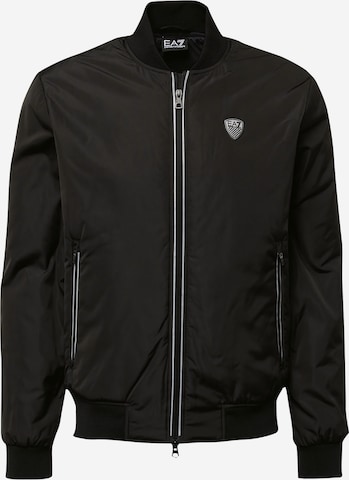 EA7 Emporio Armani - Chaqueta de entretiempo en negro: frente