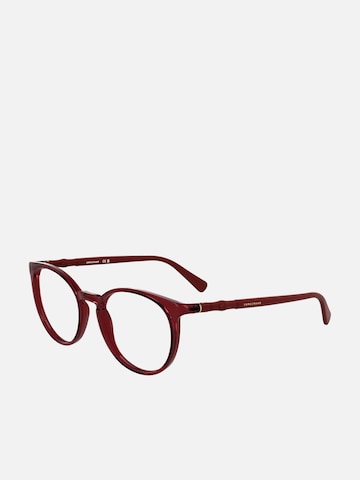 Lunettes de soleil 'Longchamp LO2768 Transparent rose 52/18/145 WOMAN Eyewear Frame' Longchamp en rouge : devant