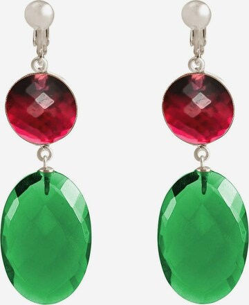 Boucles d'oreilles Gemshine en vert : devant