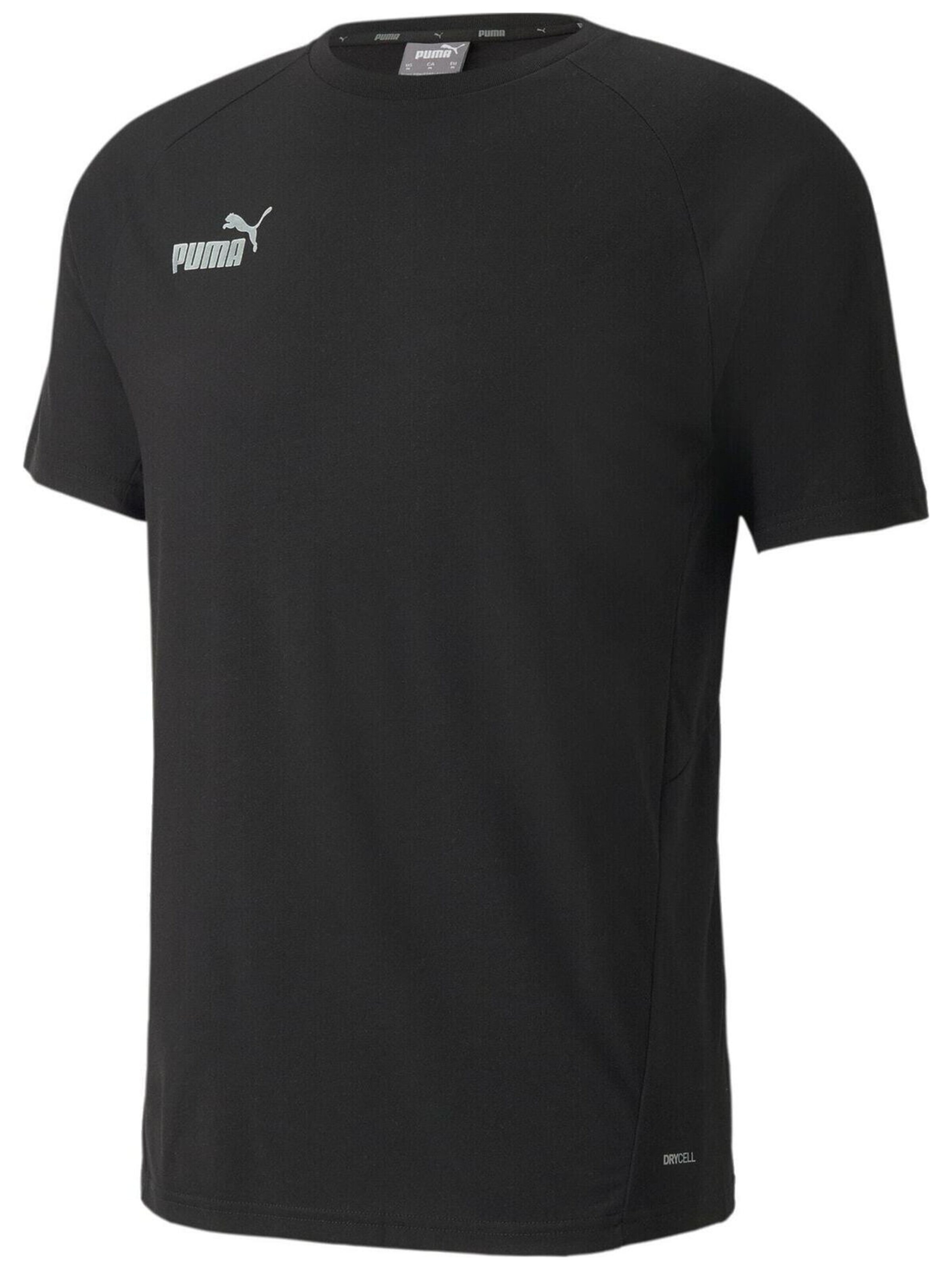Maglietta 'Puma Teamfinal Casuals Tee' in XXL PUMA di colore nero, Visualizzazione prodotti