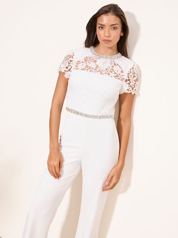 Lipsy Jumpsuit in Wit