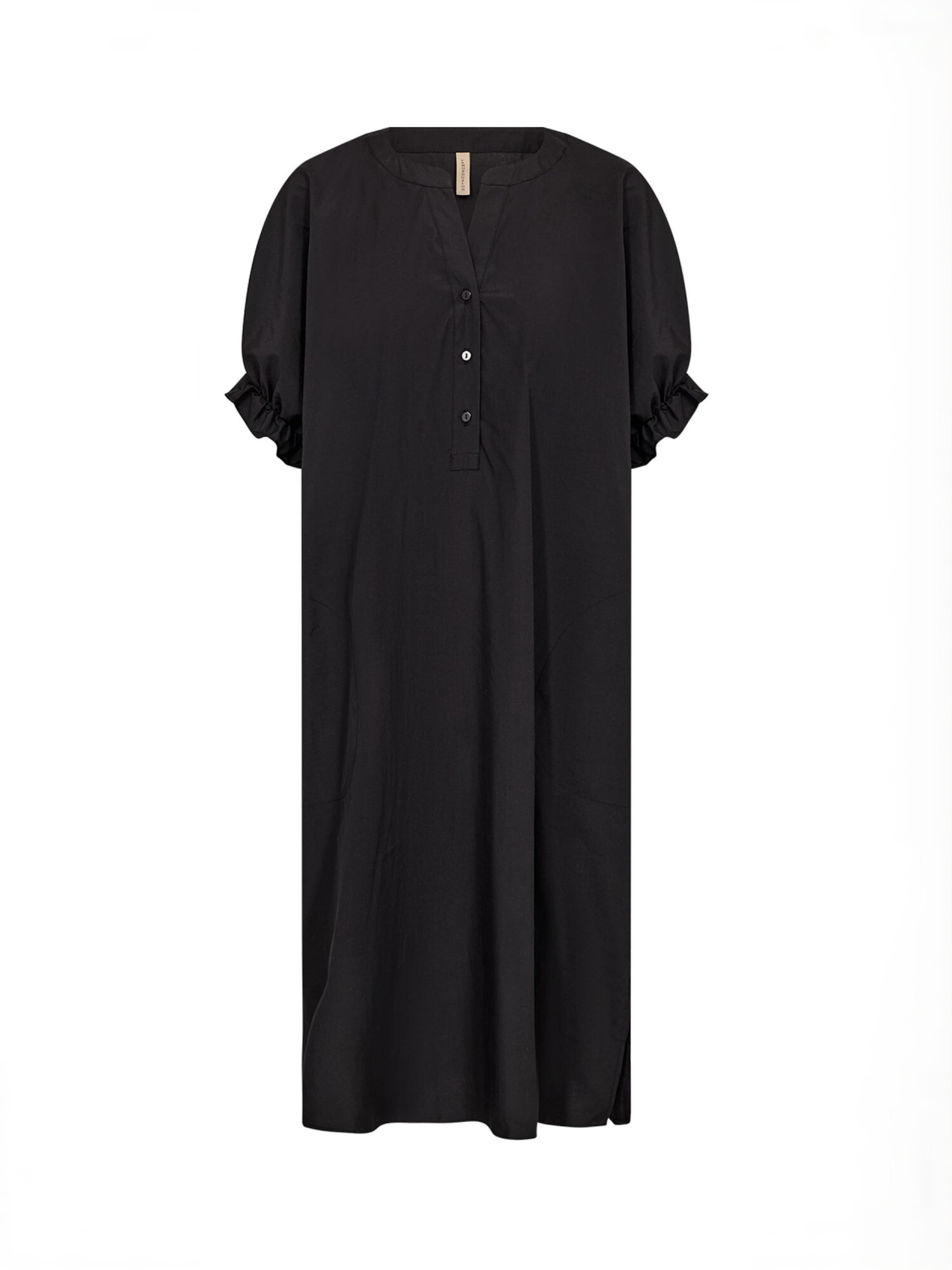 Soyaconcept - Vestido ' SC-NETTI ' en negro: frente