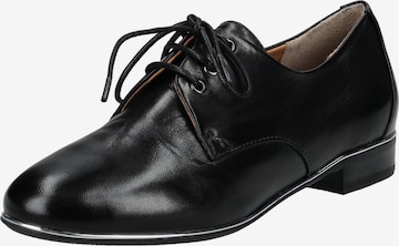 Chaussure à lacets Everybody en noir : devant