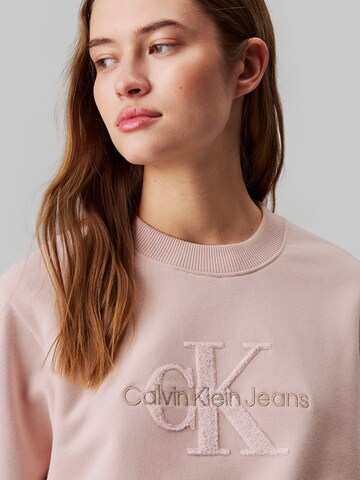 Calvin Klein Jeans Sweatshirt in Pink