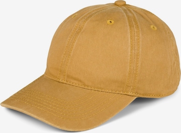 styleBREAKER Cap 'Vintage Baseball Cap Washed Used Look' in Beige: front