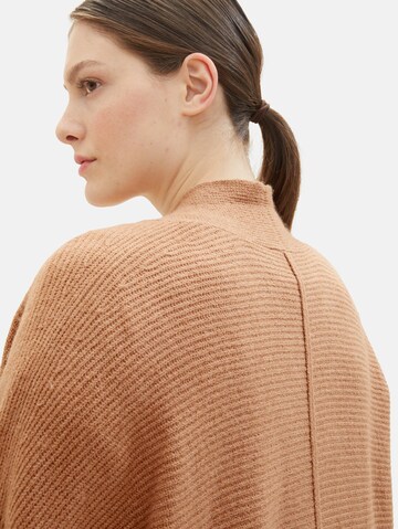 Tom Tailor Women + Knit cardigan in Brown