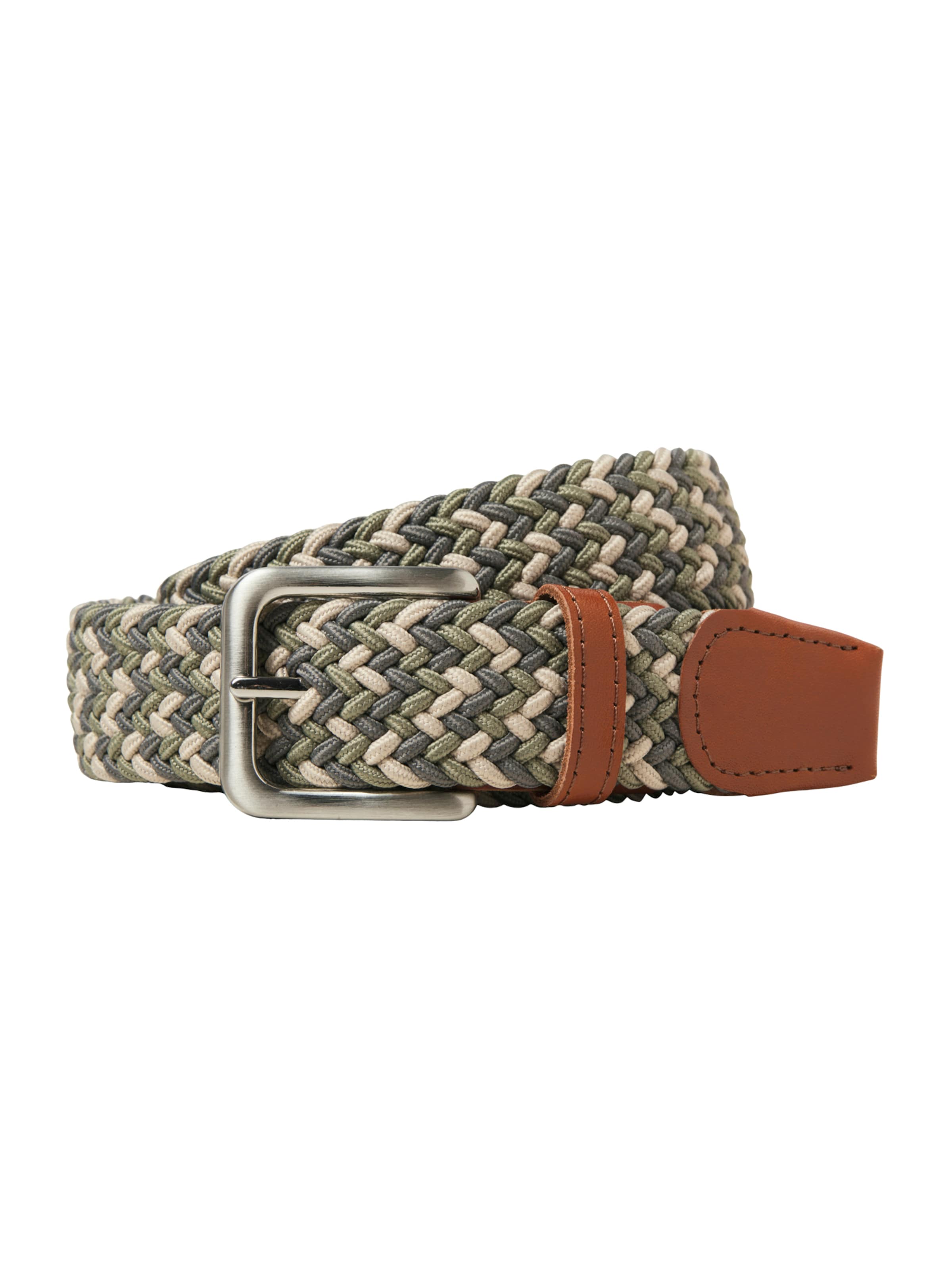 JACK & JONES Opasek 'JACSPRING' – zelená: přední strana