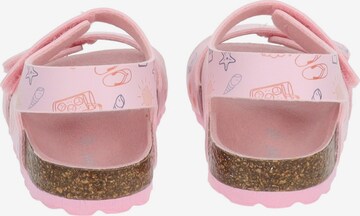 Sandales Kickers en rose