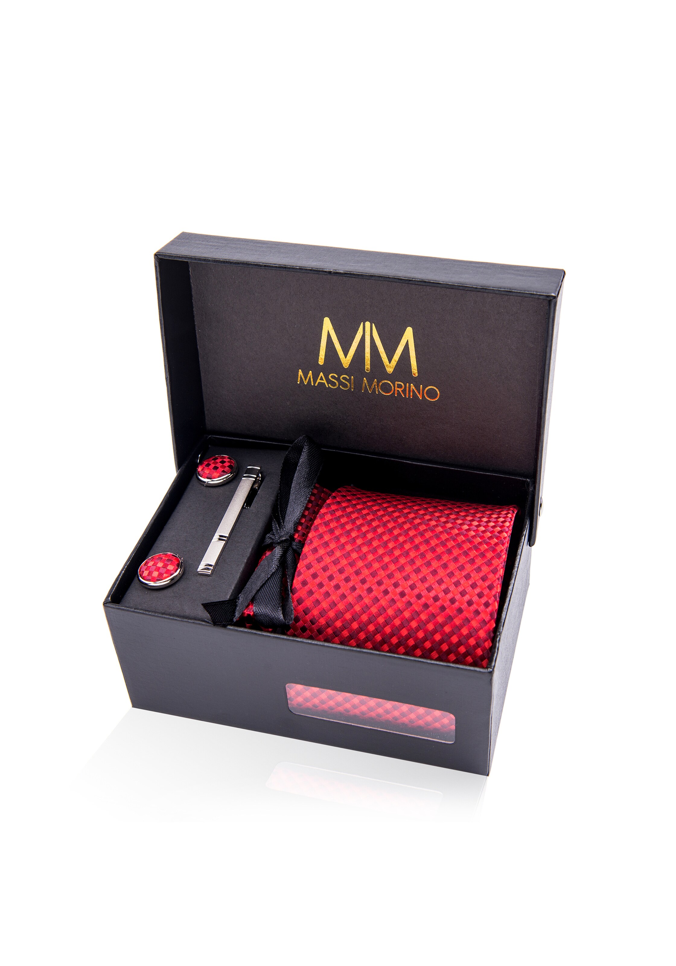 Massi Morino Tie in Red