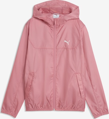 PUMA Sportjas 'Essential' in Roze: voorkant