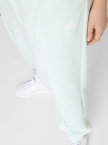 ADIDAS SPORTSWEAR Tapered Sporthose in Blau