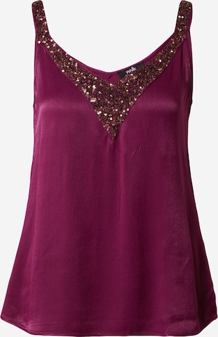 Wallis - Blusa em roxo: frente