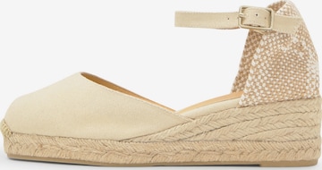 smėlio Castañer Espadrilės 'Carol': priekis