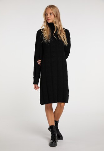 MYMO Knitted dress in Black