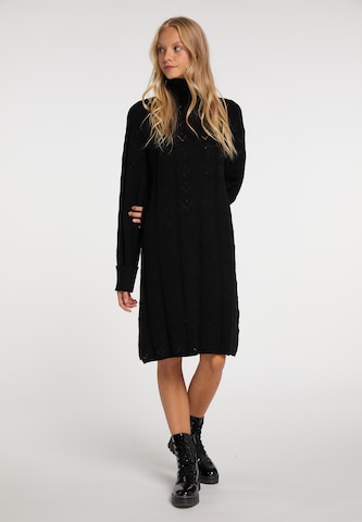 MYMO Knitted dress in Black