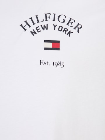 Maglietta 'VARSITY' di Tommy Hilfiger Big & Tall in bianco