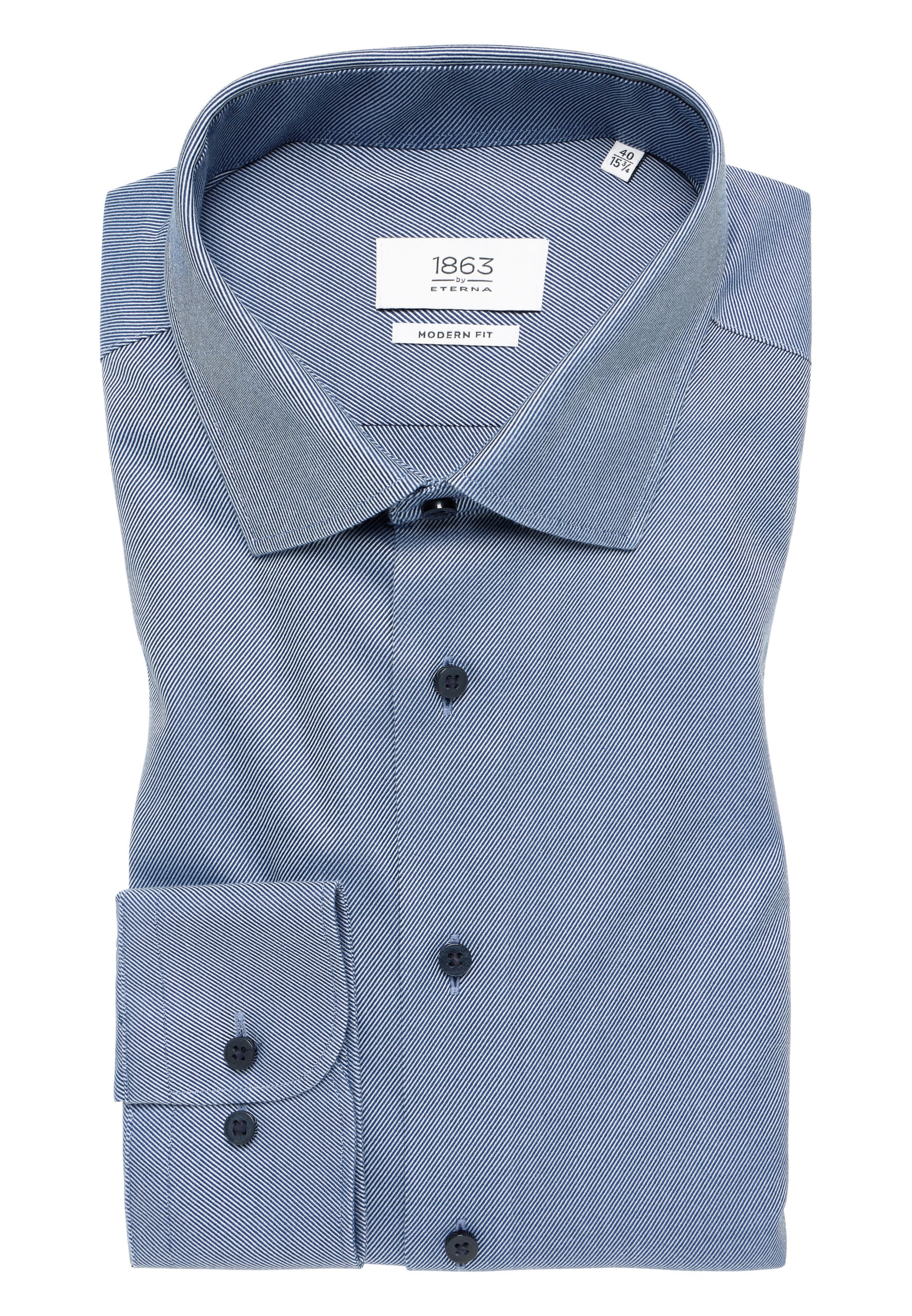 ETERNA Regular fit Business shirt in Blue