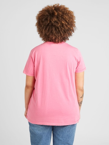 ONLY Carmakoma T-shirt 'MIKO' i rosa