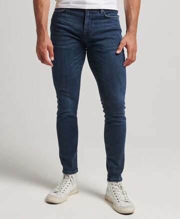 Skinny Jean Superdry en bleu : devant