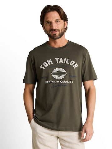 TOM TAILOR Shirt in Green: front