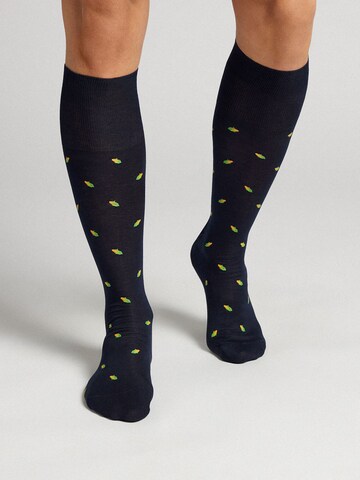 IUMAN Intimissimi Uomo Socken in Schwarz: Vorderseite