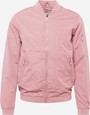 JACK & JONES Between-Season Jacket 'Rush' in Pink: front