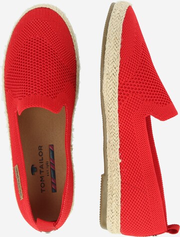 TOM TAILOR Espadrile | rdeča barva