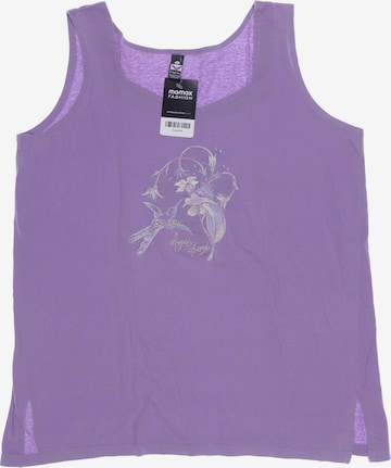 Trigema Top & Shirt in L in Purple: front