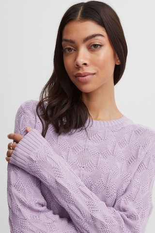 b.young Sweater 'Milja' in Purple