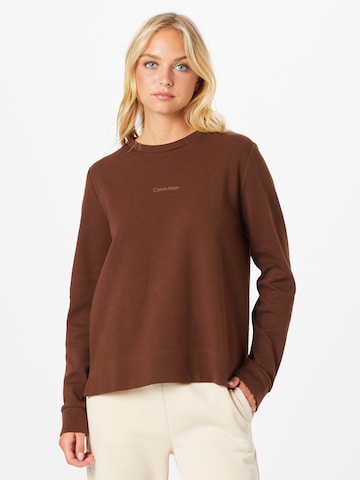 Calvin Klein Majica | rjava barva: sprednja stran