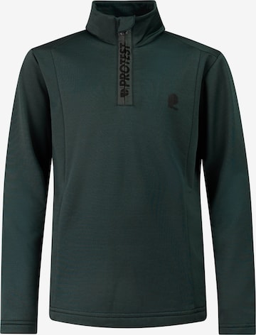 PROTEST Sports sweatshirt 'REWILLOWY JR' in Green: front