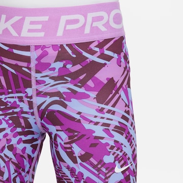 NIKE Skinny Sporthose 'PRO' in Pink