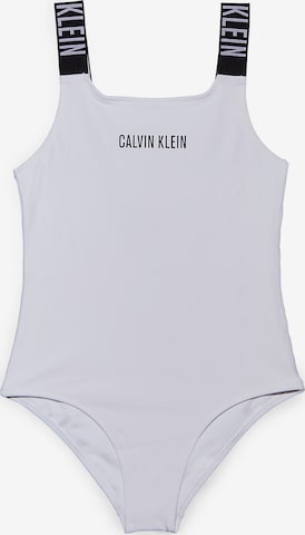 Calvin Klein Swimwear Swimsuit 'Intense Power' in White: front