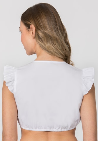STOCKERPOINT Traditional blouse ' Fiora' in White
