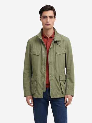 Cappotto di mezza stagione di Barbour in verde: frontale