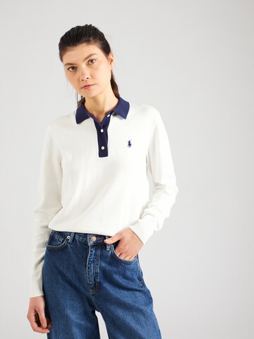 Polo Ralph Lauren Sweater in White: front