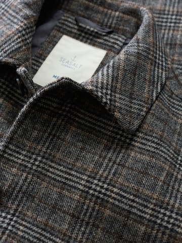 Manteau mi-saison ' Rowlocks Check' Seasalt Cornwall en gris