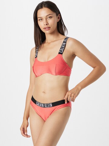 Slip costum de baie 'Intense Power' de la Calvin Klein Swimwear pe portocaliu