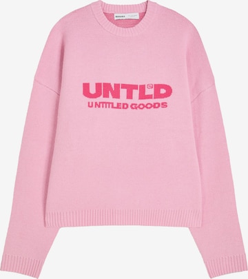 Bershka Pullover in Pink: Vorderseite