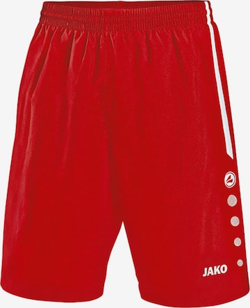 JAKO Regular Sportshorts 'Turin' in Rot: predná strana